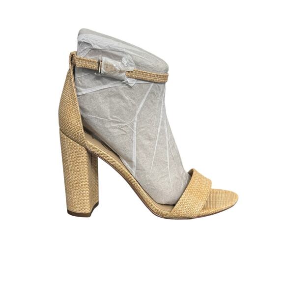 New! Sam Edelman Yaro Perla Ankle Strap Block Heel Sandal - Size 8 - Picture 4 of 9